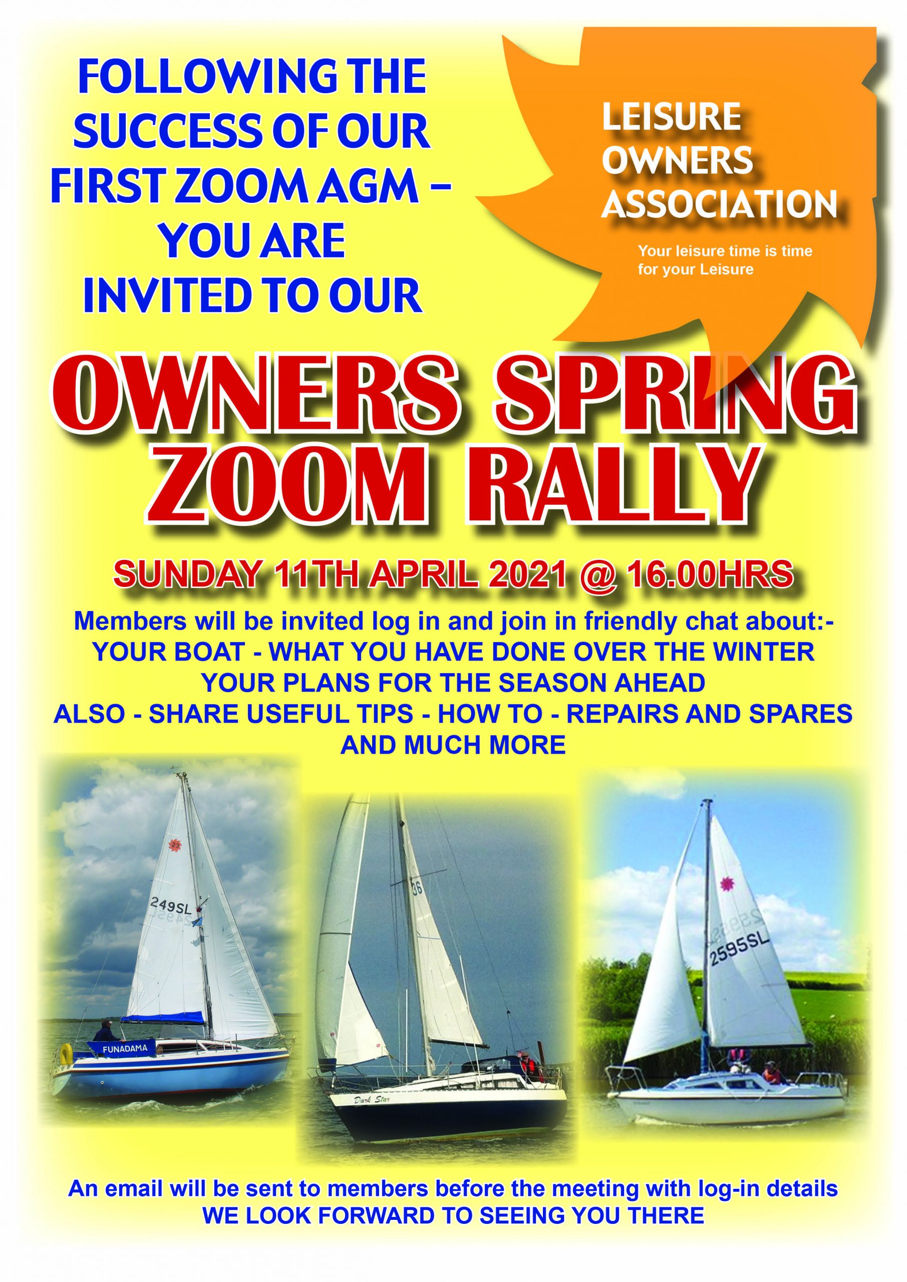 LOA Spring Zoom Rally